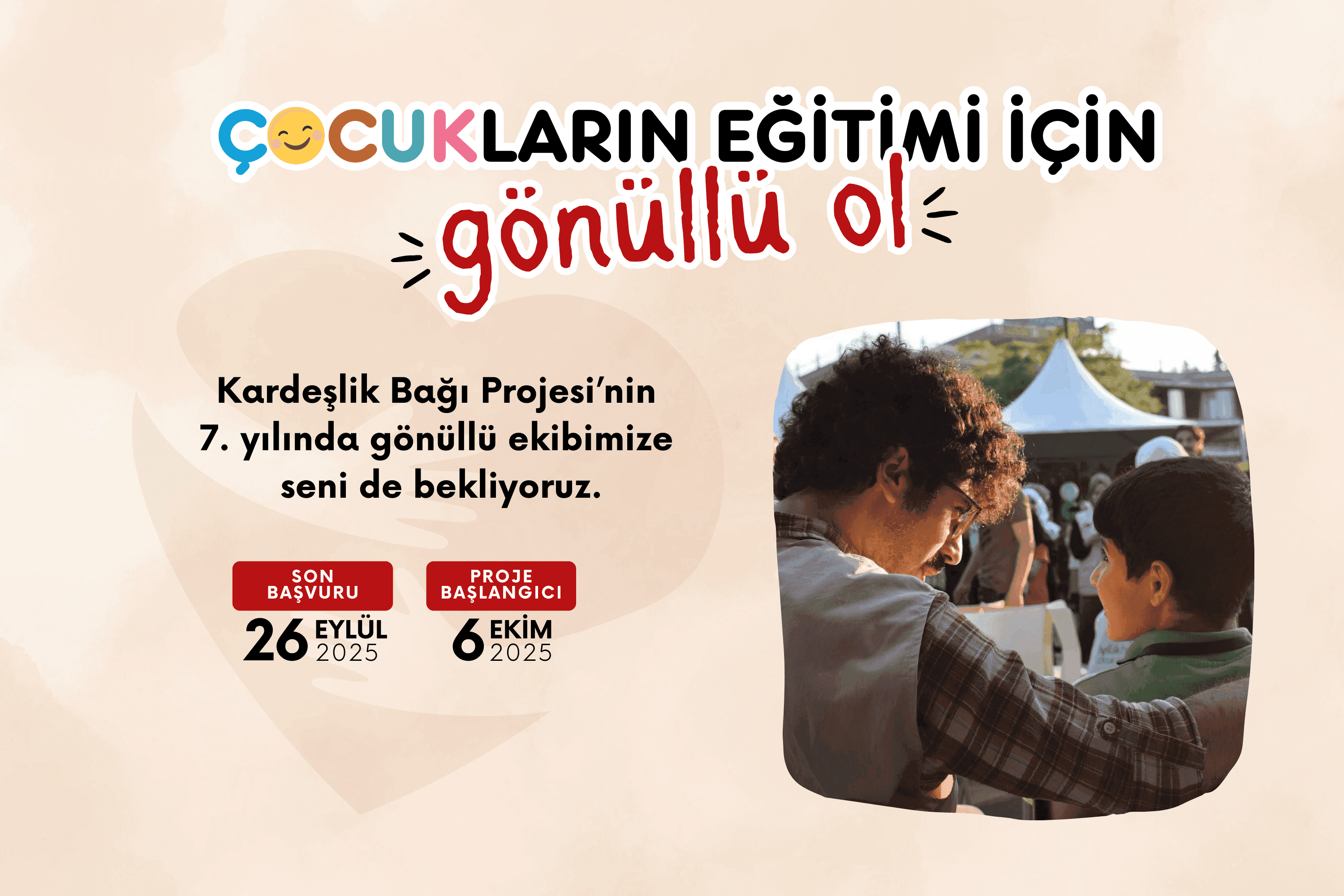 Çocukların Eğitimi İçin Gönüllü Ol